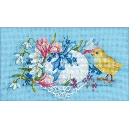 Cross-stitch kit "Easter present" M219