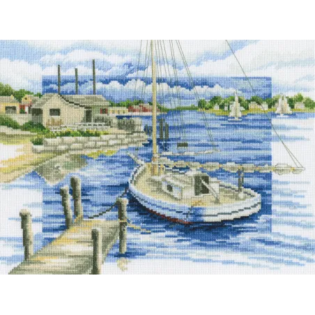 Cross-stitch kit "By the pier" M397