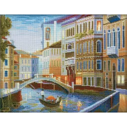 Kit point de croix "Venise la nuit" RTOM199