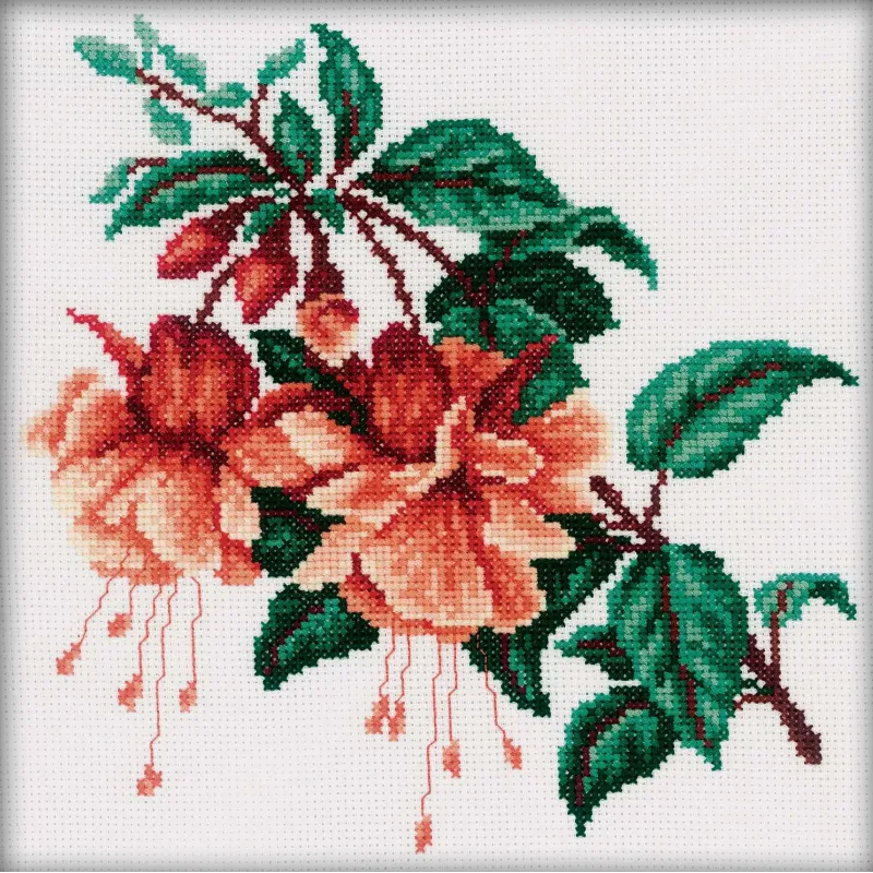 Cross-stitch kit "Fuchsia" M144