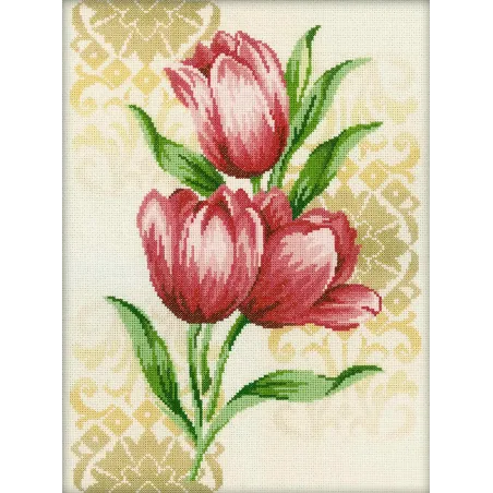 Kit de point de croix "Tulipes" RTOM258
