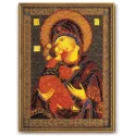Icon beaded embroidery kit "Our Lady of Vladimir" RB-147