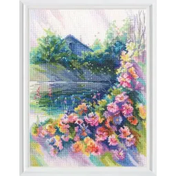 Cross-stitch kit "In the rays of the summer sun" M869