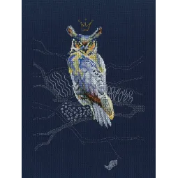 Kit point de croix "Veille de nuit" M786