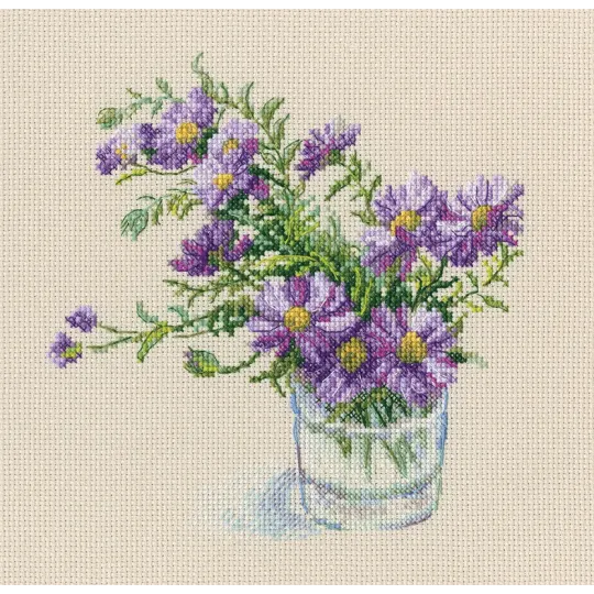 Cross-stitch kit "Warm peace of the bloomy summer" M774