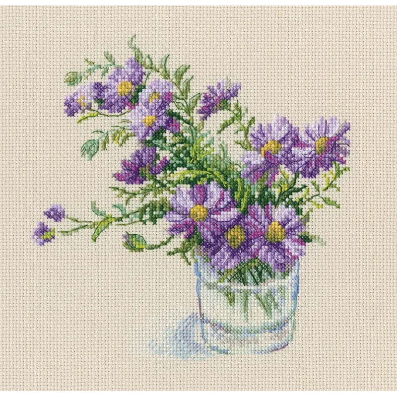 Cross-stitch kit "Warm peace of the bloomy summer" M774