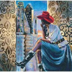 Kit de point de croix "Dallas" RTOM741