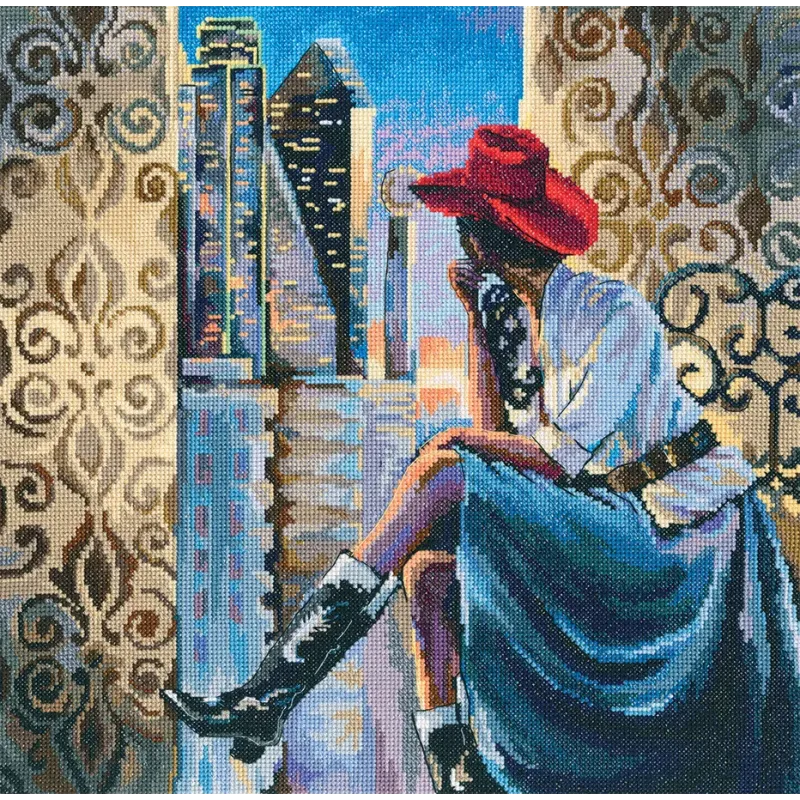 Kryželiu siuvinėjimo rinkinys „Dallas“ RTOM741