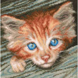 Cross-stitch kit "Fluffy observer" M710
