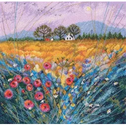 Kreuzstich-Set "Späte Mohnblumen" M692