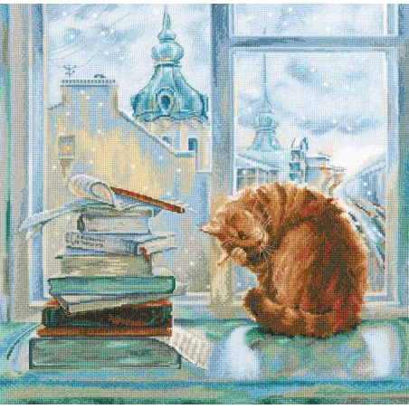 Cross-stitch kit "Silver morning" M671