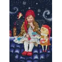 Cross-stitch kit "Fairy tales on the roofs" M656