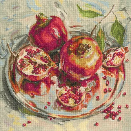 Kreuzstich-Set "Gekrönte Früchte" M598