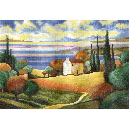 Cross-stitch kit "Sunny Tuscany" M355