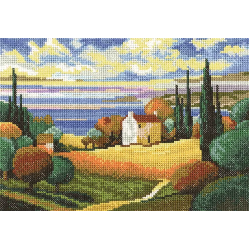 Cross-stitch kit "Sunny Tuscany" M355