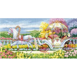 Kit de point de croix "Voyage romantique" RTOM305