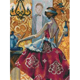 Cross-Stitch Kit "Steak au pouvre" M241