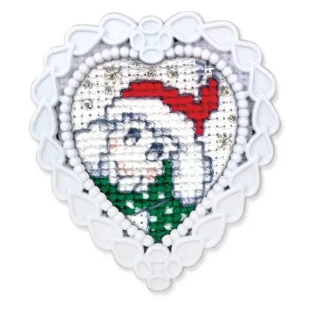 Miniature embroidery & cross stitch kit with frame FA029