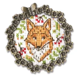 Miniatur-Stickerei- & Kreuzstichset mit Rahmen FA001