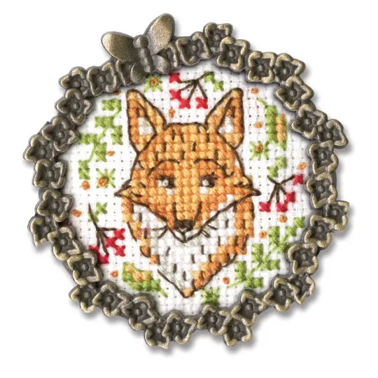 Miniature embroidery & cross stitch kit with frame FA001