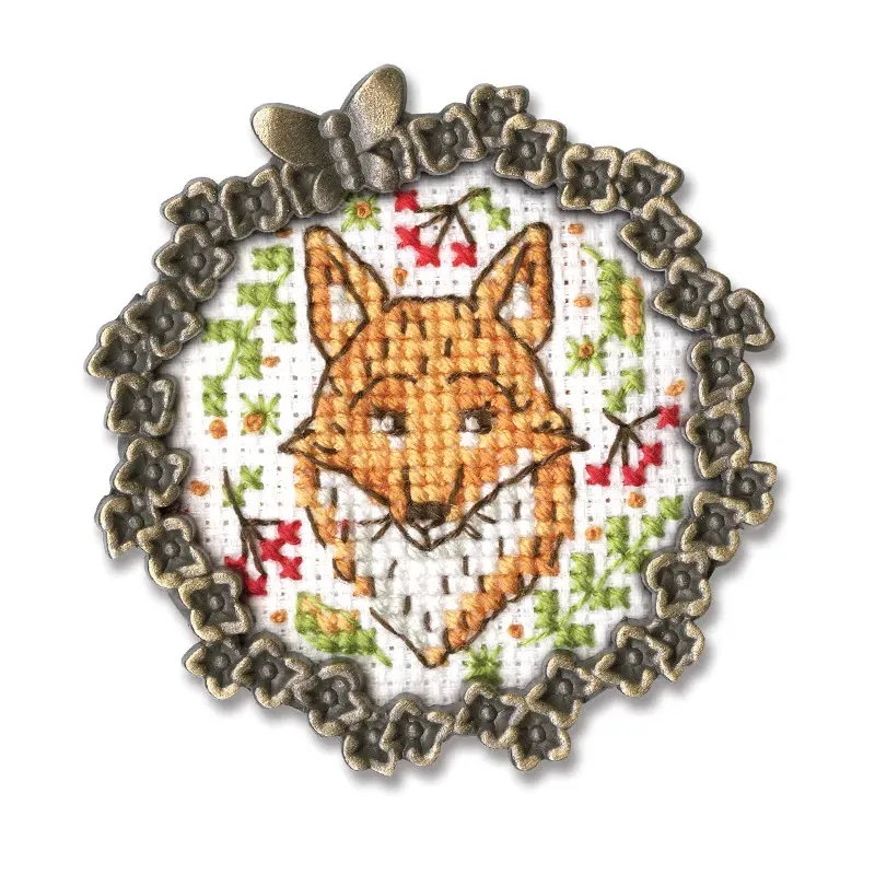 Miniature broderie & point de croix avec cadre RTOFA001