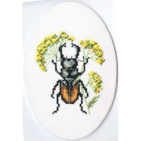Cross-Stitch kit "Bug on hair's ear" EH366