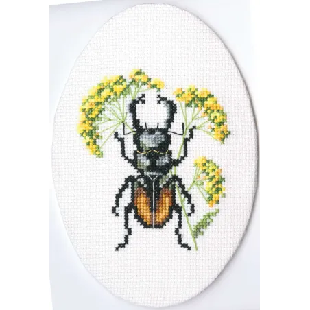 Cross-Stitch kit "Bug on hair's ear" EH366