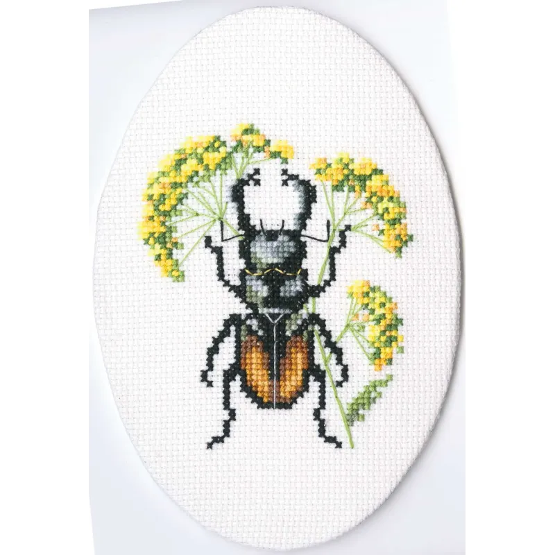 Cross-Stitch kit "Bug on hair's ear" EH366