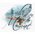 Cross-stitch kit „Live in the moment” CU066