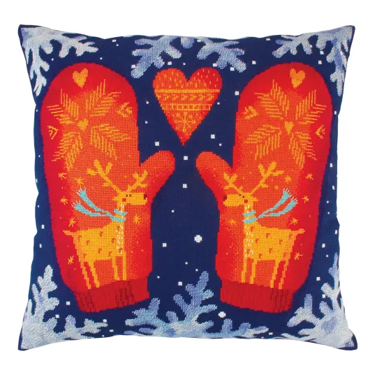 Siuvinėjimo kryželiu rinkinys "Pirštinės" CU012