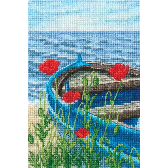 Cross-stitch kit "With the flavour of salt, wind and sun" C337