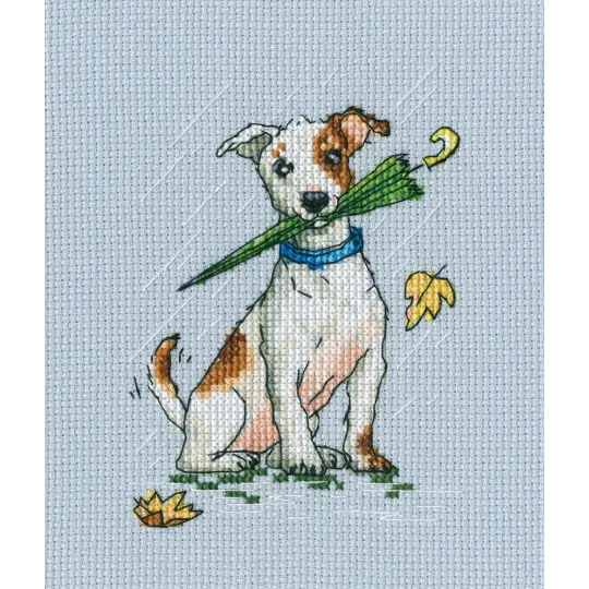 Cross-stitch kit "Running on puddles!" C300