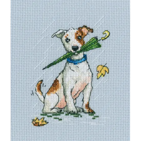 Cross-stitch kit "Running on puddles!" C300
