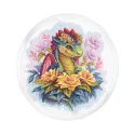 Cross-stitch kit "Guardian of the golden flowers" RTOM1010