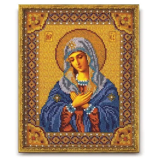 Icon beaded embroidery kit "Our Lady of Tenderness" RB-153