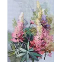 Kreuzstich-Set "Lupinen" RTOM887
