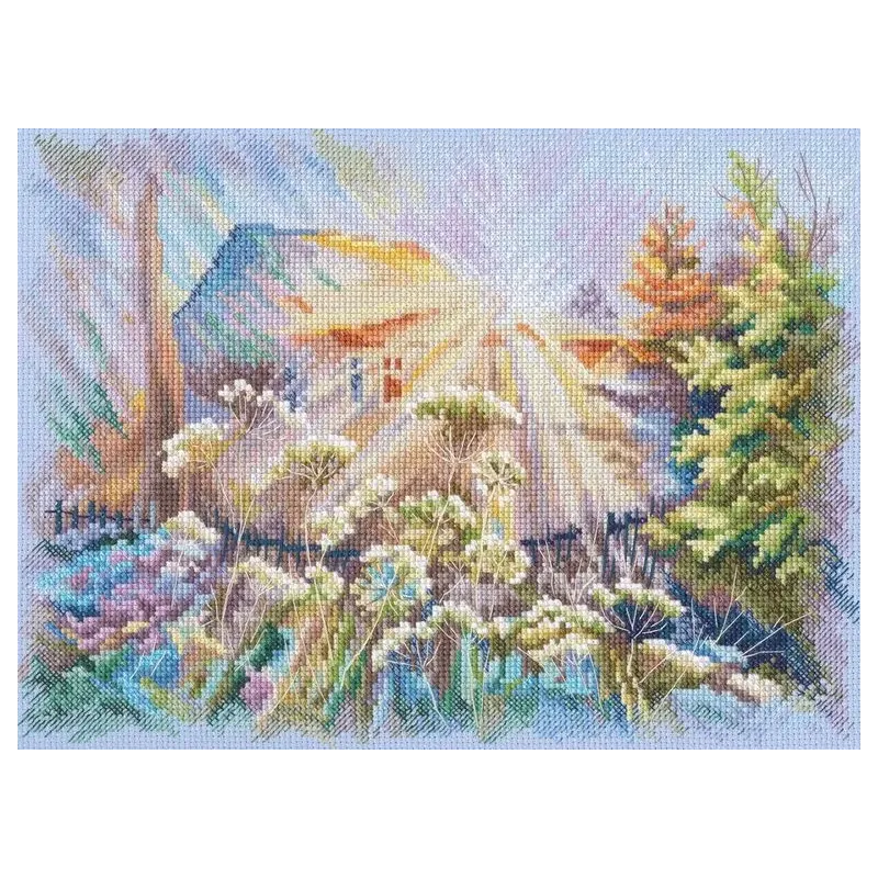 Cross-stitch kit "In the rays of the morning sun" M868