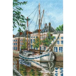 Cross-stitch kit "With the flavour of salt, wind and sun" M852