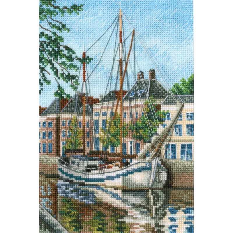 Cross-stitch kit "With the flavour of salt, wind and sun" M852