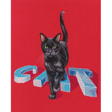 Kit point de croix "Chat" RTOM794