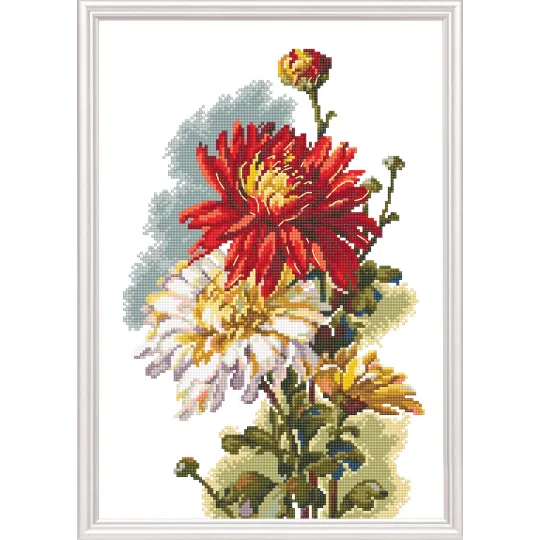 Kreuzstich-Set "Chrysanthemum" RTOM516