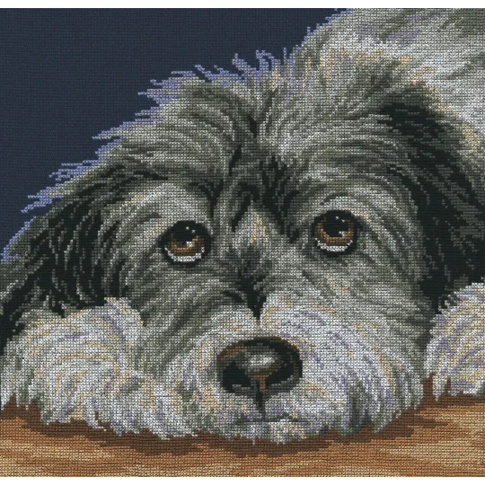 Cross-stitch kit "Dog melancholy" M413