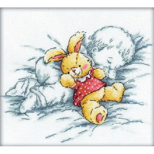Cross-Stitch kit "Baby and Rabbit", M157