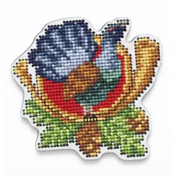 Kryželiu siuvinėjimo rinkinys su perforuota medine forma RTOEHW034