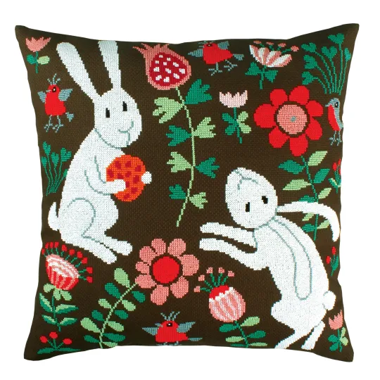 Kit point de croix "Coussin contes de fées" RTOCU006