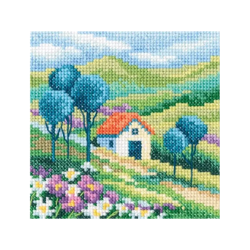 Kit de point de croix "Couleurs d'été" RTOC361