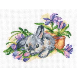 Cross-stitch kit "Eared and curious" C288