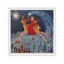 Cross-stitch kit with beads "Starry blizzard" RTOM1005