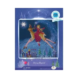 Cross-stitch kit with beads "Starry blizzard" RTOM1005