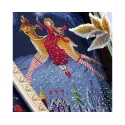 Cross-stitch kit with beads "Starry blizzard" RTOM1005